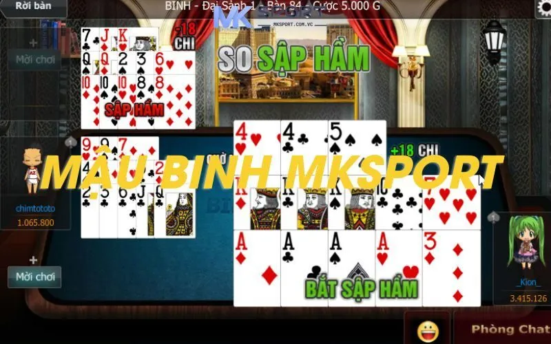 Luật chơi Mậu Binh MKSport cơ bản dành cho người chơi mới