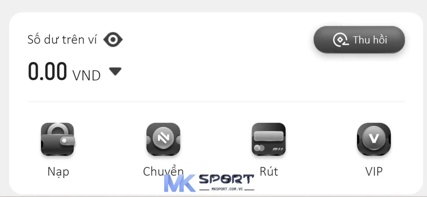 Hướng dẫn thực hiện giao dịch nạp tiền Mksport