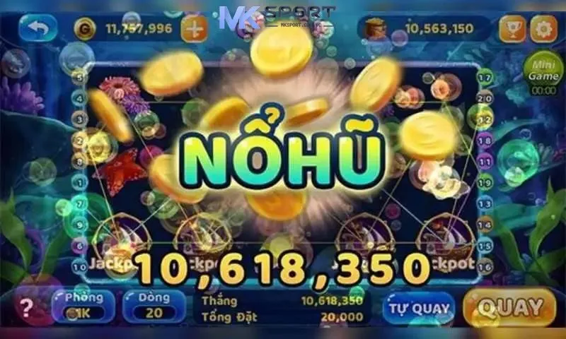 Điểm danh các sảnh nổ hũ hot hit tại Mksport hiện nay